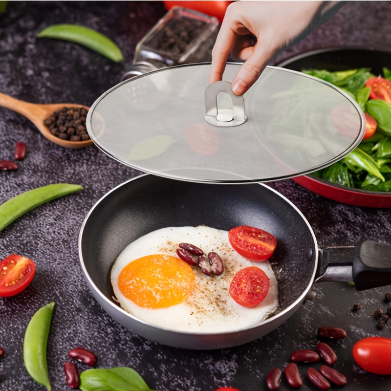 Grease Splatter Screen For Fry Pan Cooking Stainless - Temu