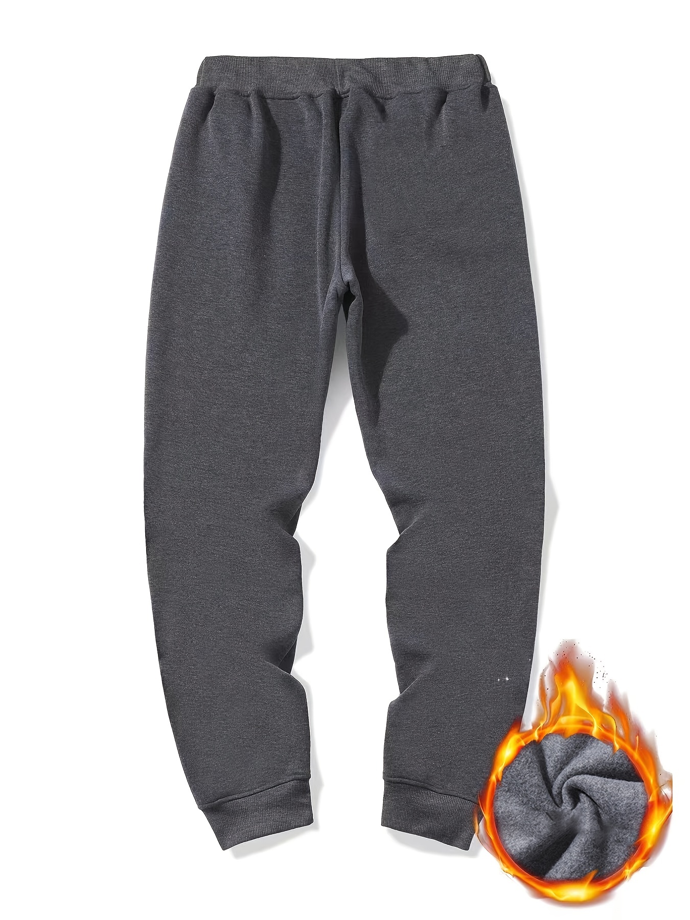 Cartoon Ghost Warm Sweatpants Men's Jogger Pants