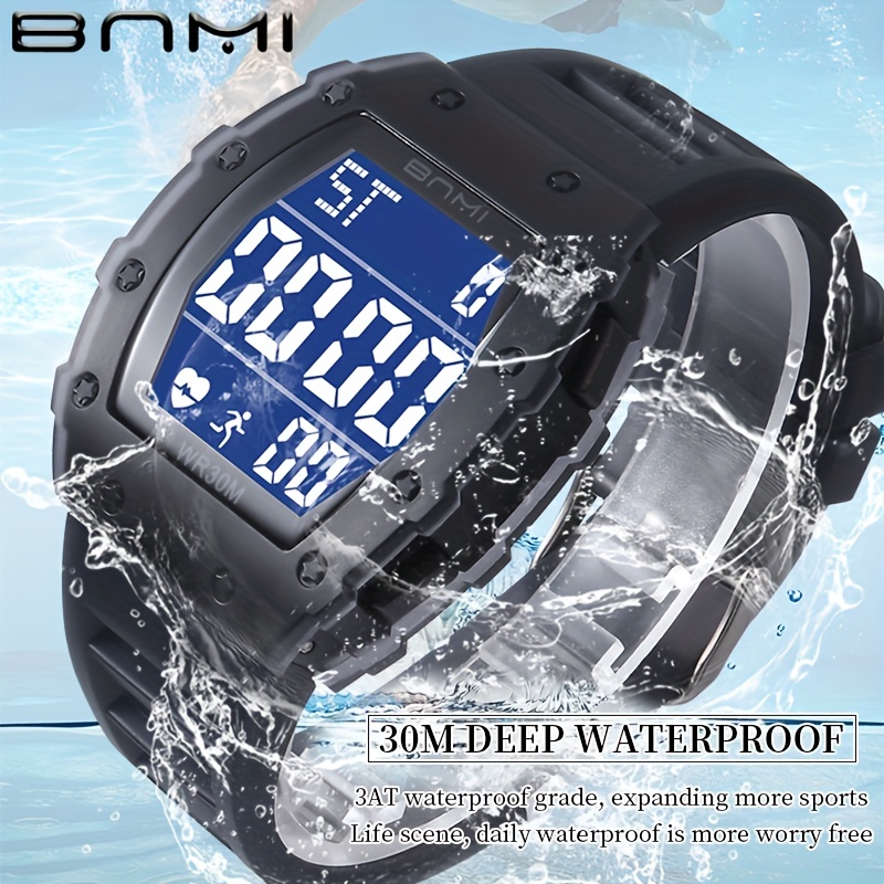 branded digital wrist watch