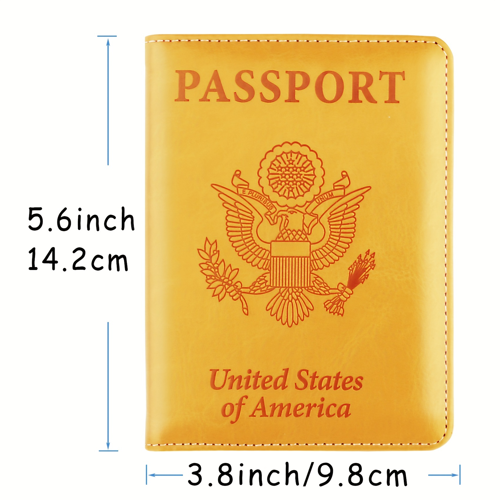 New Passport Holder Passport Wallet Rfid Blocking For Men And Women Designer  Passport Cover - Temu Bahrain