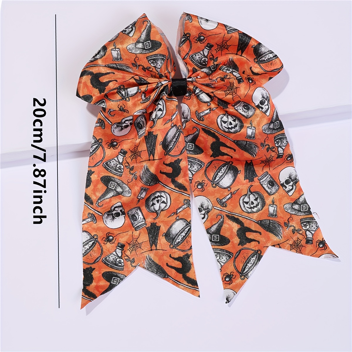 Halloween Hair Scarves Tie Pumpkin Skull Pattern Hair Ring