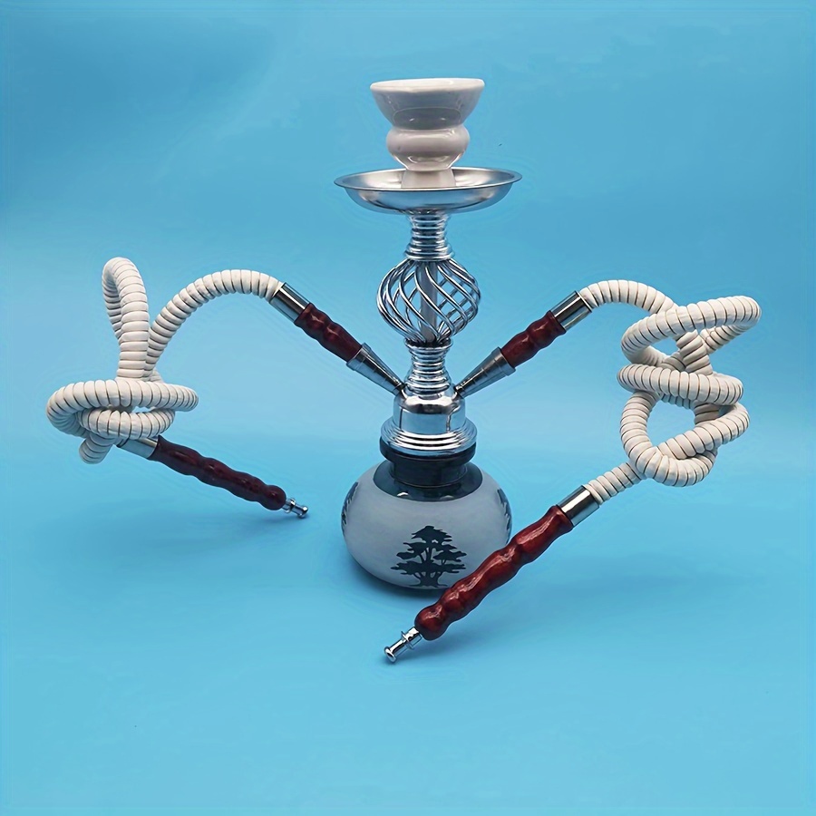 Steel Shisha , Mini Hookah , Traditional Narhile Nargile Narghile , Hookah  Set , Special Bag , Unique Gift for Him, Christmas Gift 