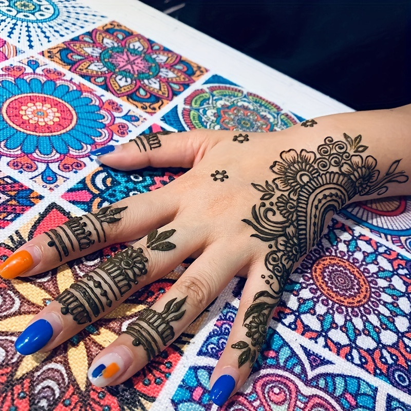 Up To 30% Off on Henna tattoo stencils kit reu... | Groupon Goods