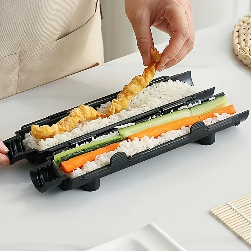 Sushi Roller Kit sushi Maker Machine Sushi Bazooka Roll tool WHITE
