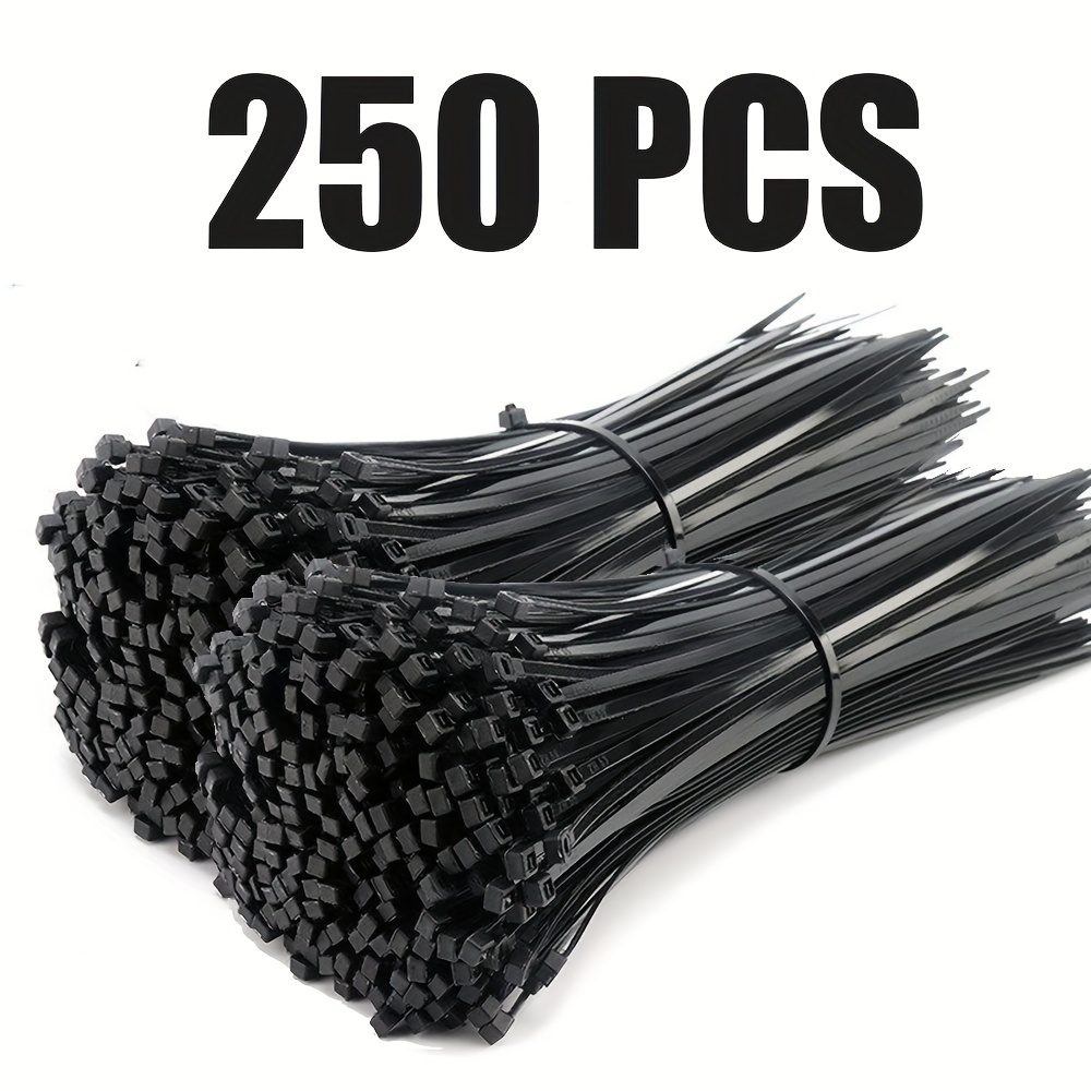 100 bridas para cables resistentes de 12 pulgadas, bridas de plástico de  alta calidad con resistencia a la tracción de 50 libras, bridas de nailon