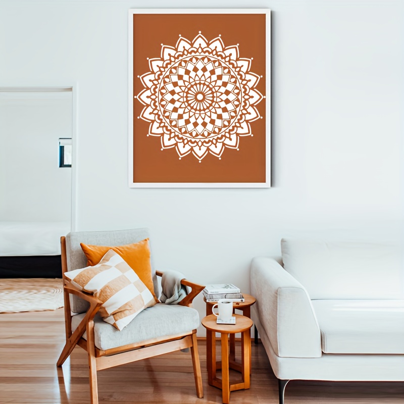 Large Mandala stencils - Reusable mandala stencil for DIY home decor
