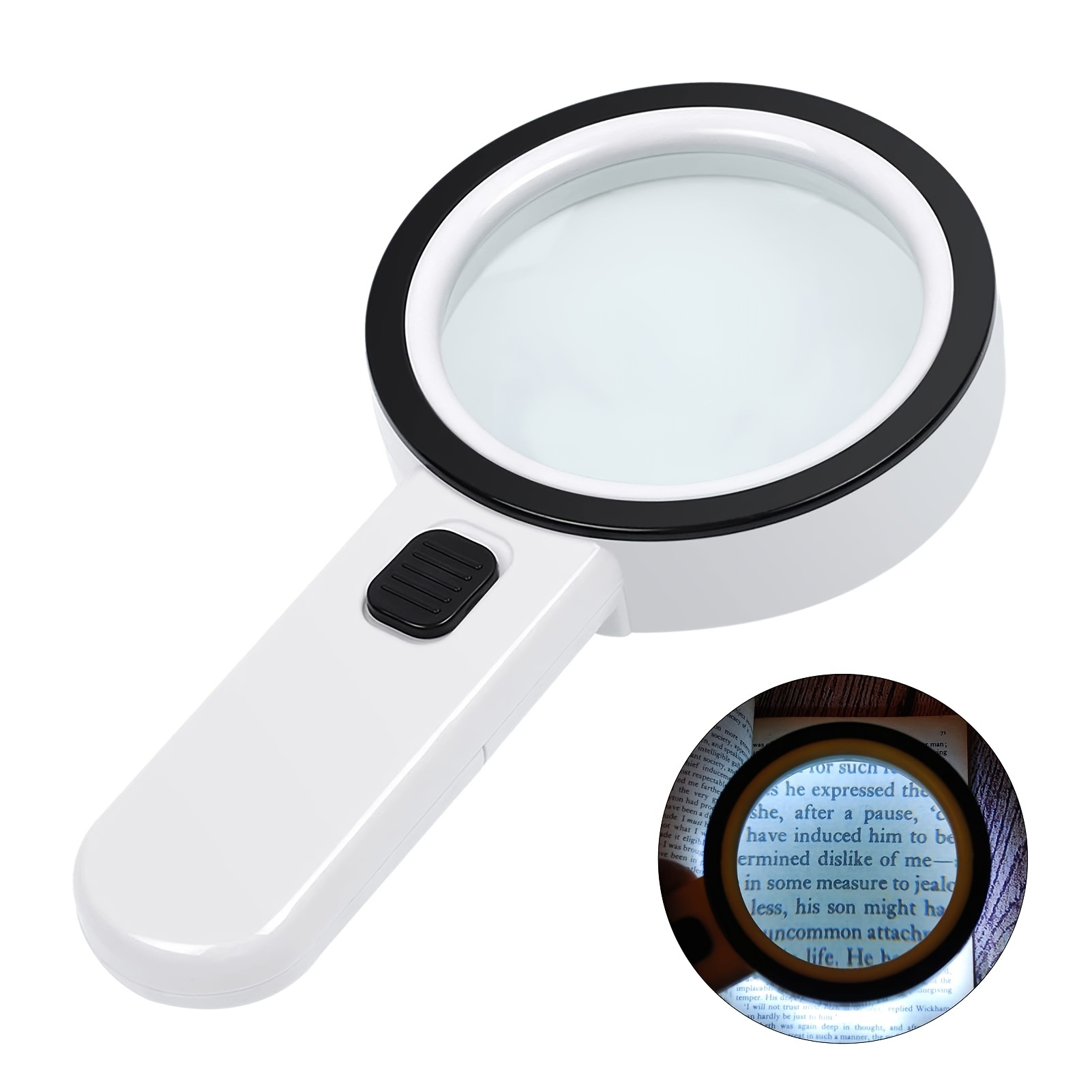 12 led magnifying glass