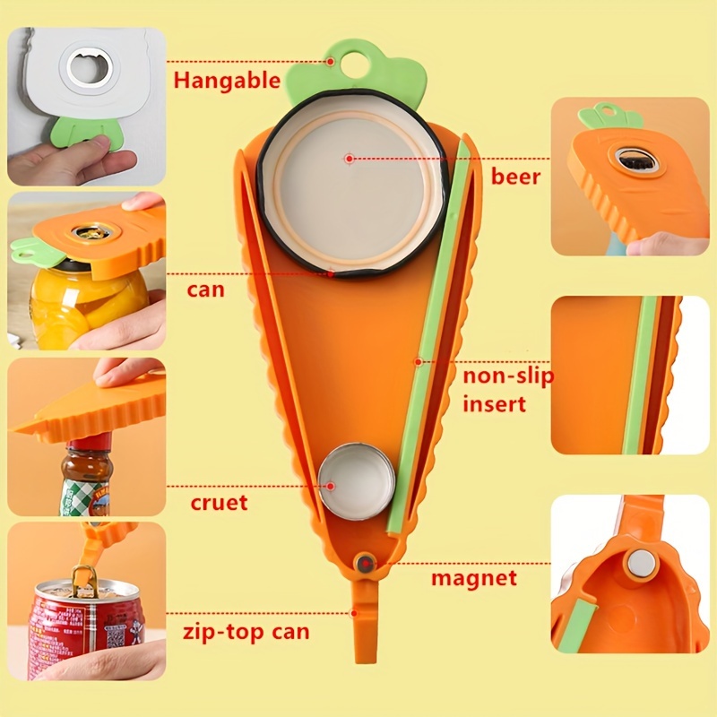 Bottle Opener Jar Opener Bottle Opener For Elderly People - Temu