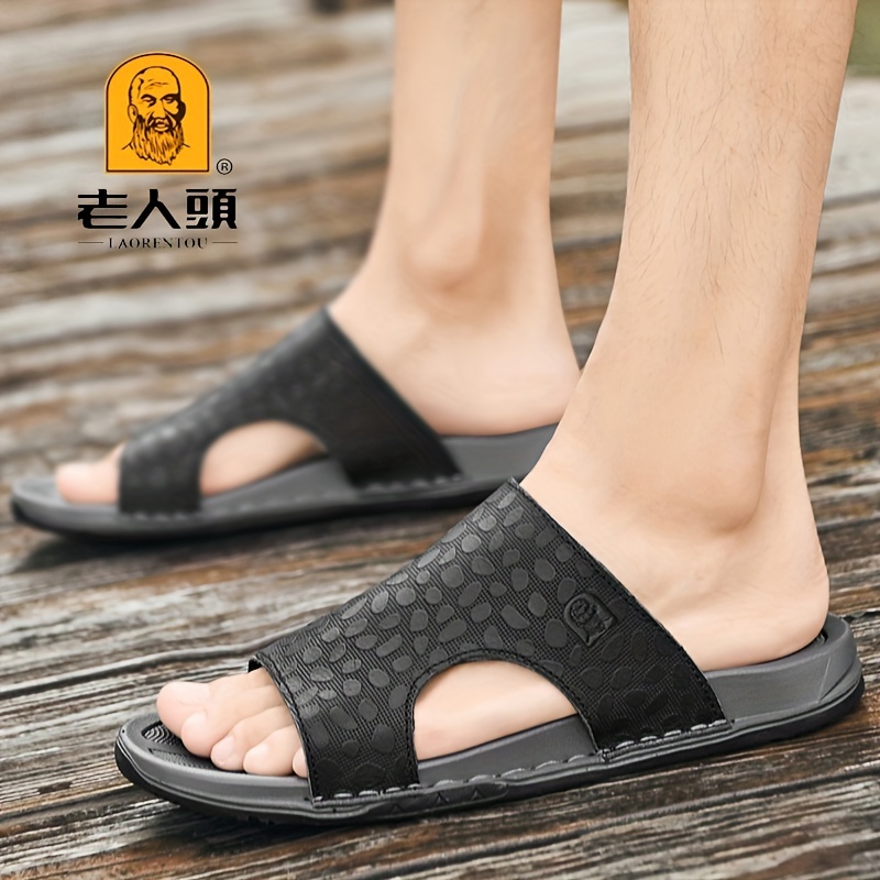 Laorentou Men's Lightweight Slip On Sandals - Spring & Summer