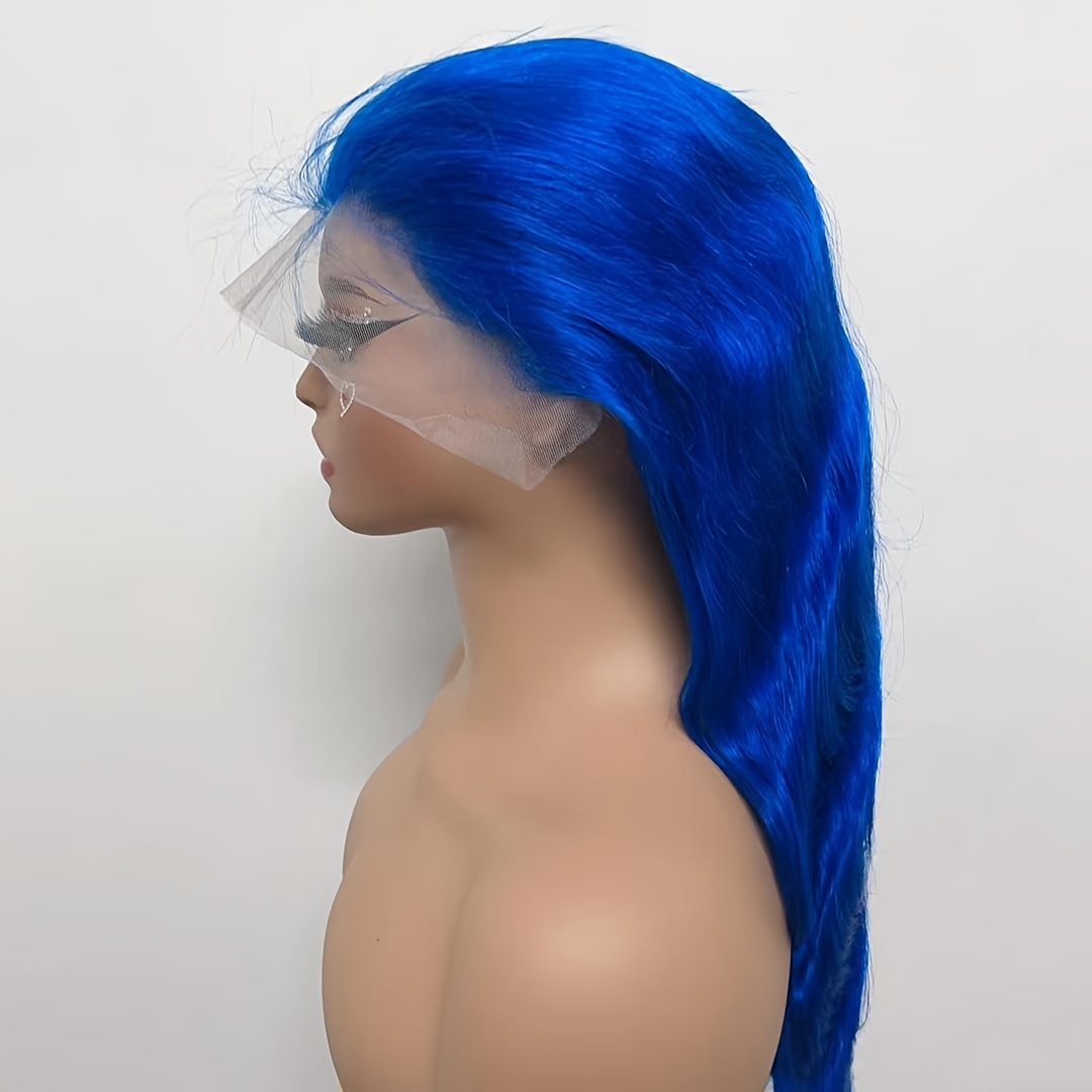 Frontal blue outlet wig