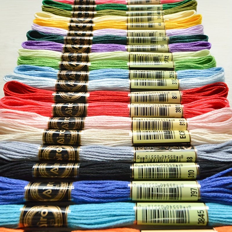 Cross Stitch Thread Dmc Color Polyester Embroidery Thread
