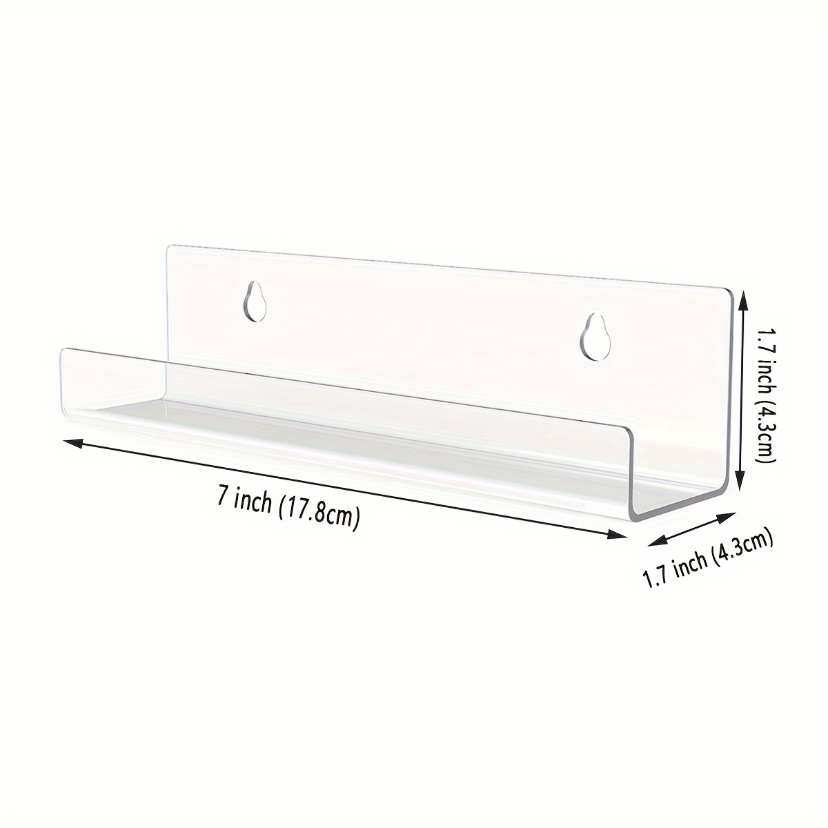 Acrylic Shelves For Wall Storage Mini Floating Shelf Stick - Temu