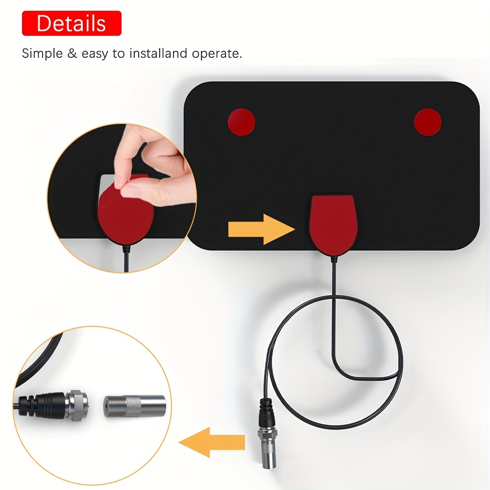 Antena Digital TV HD DVB-T 20dbi Cable 3m