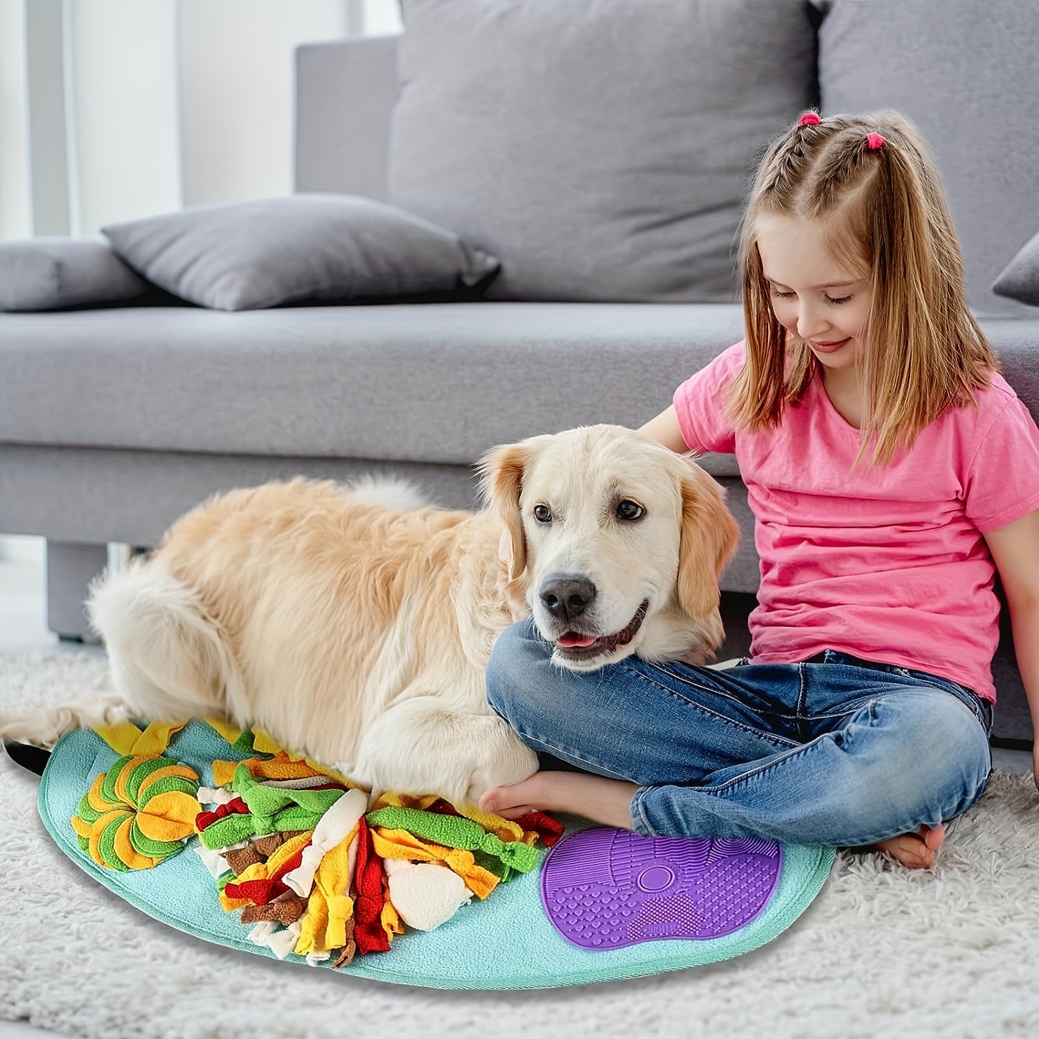 Paw 5 Dog Snuffle Mat for Dogs Small. Toys Interactive - Reduces