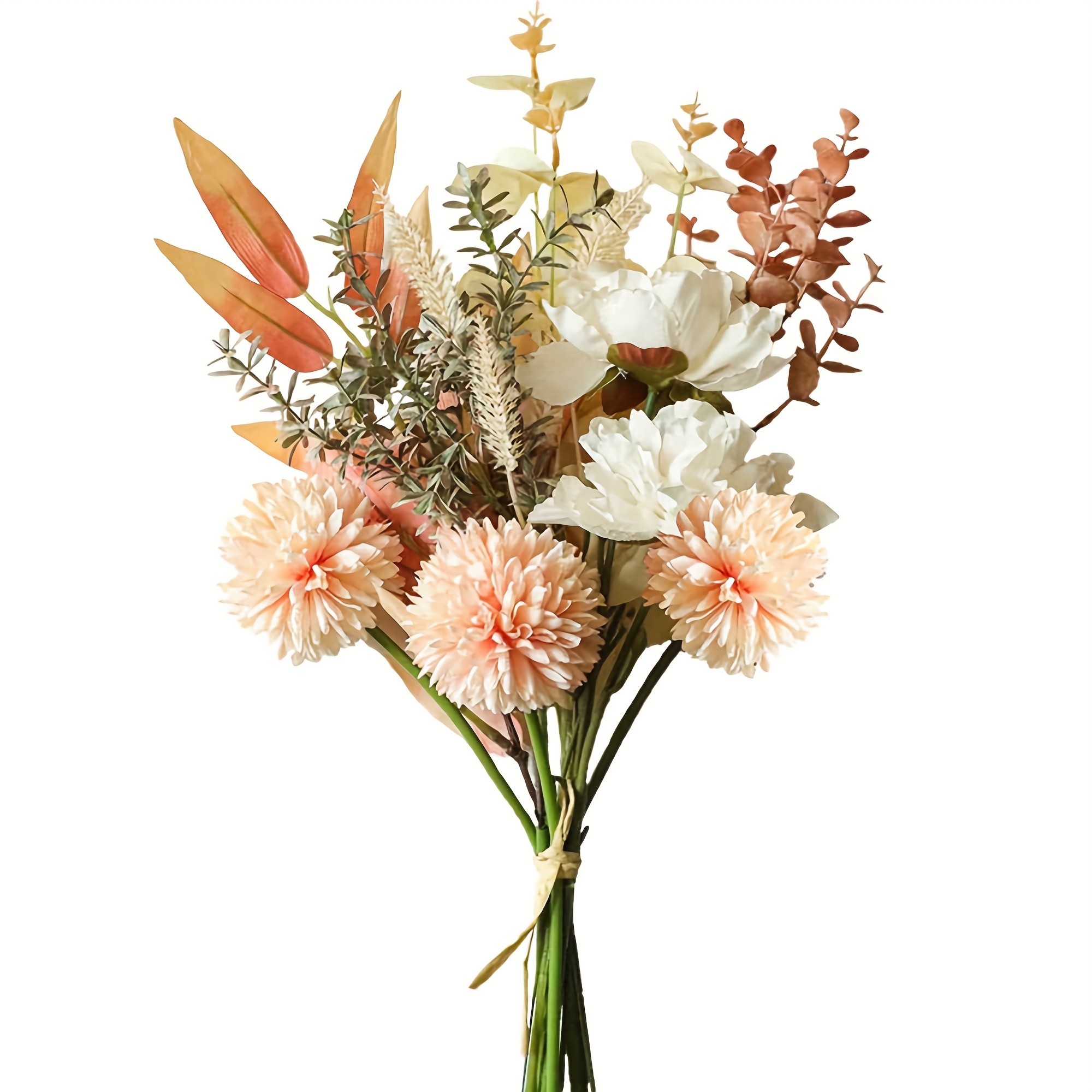 Artificial Flowers Faux Peony Hydrangea Flower With - Temu