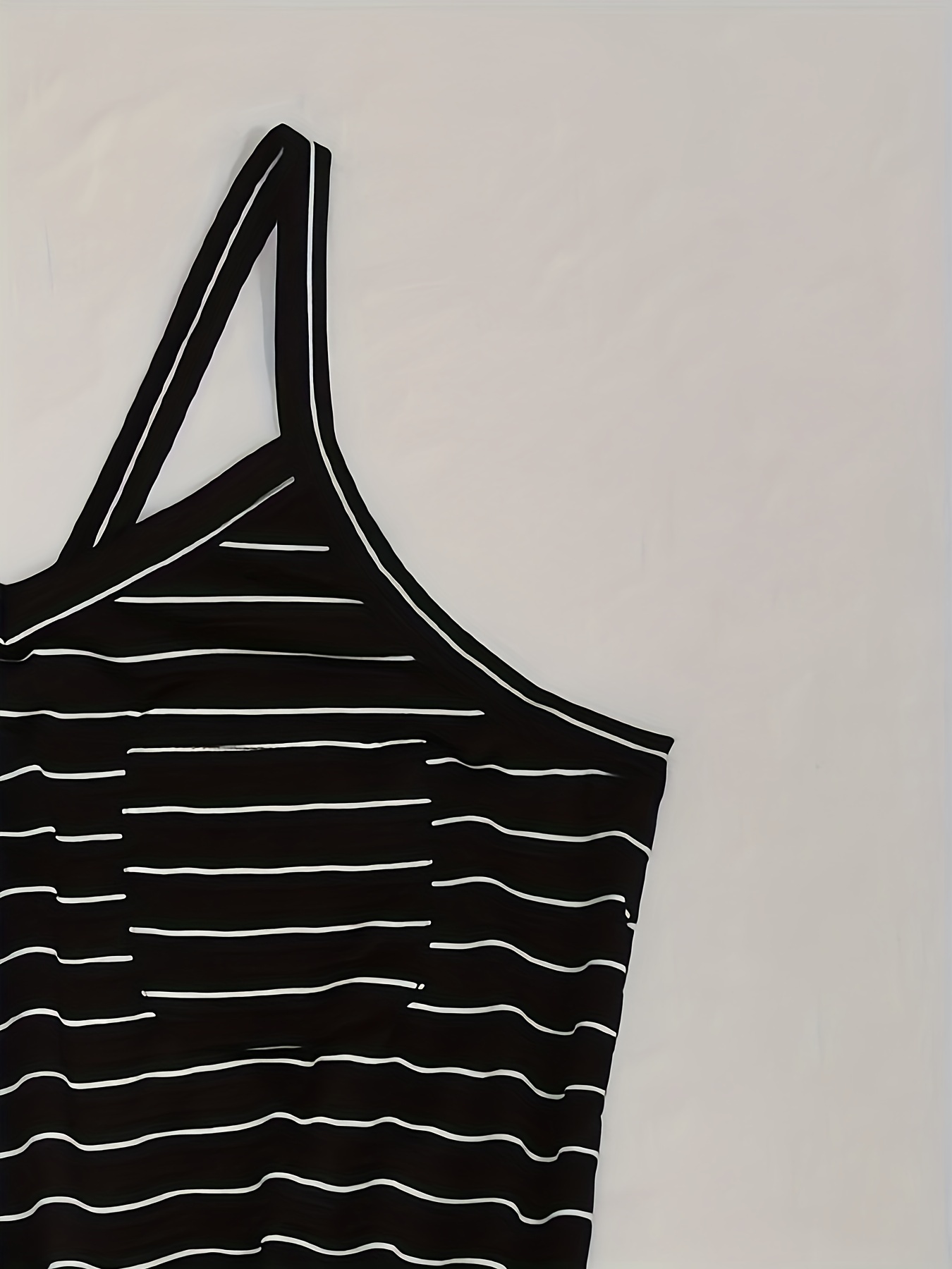 Striped Print Tank Jumpsuit Casual for Summer & Spring
