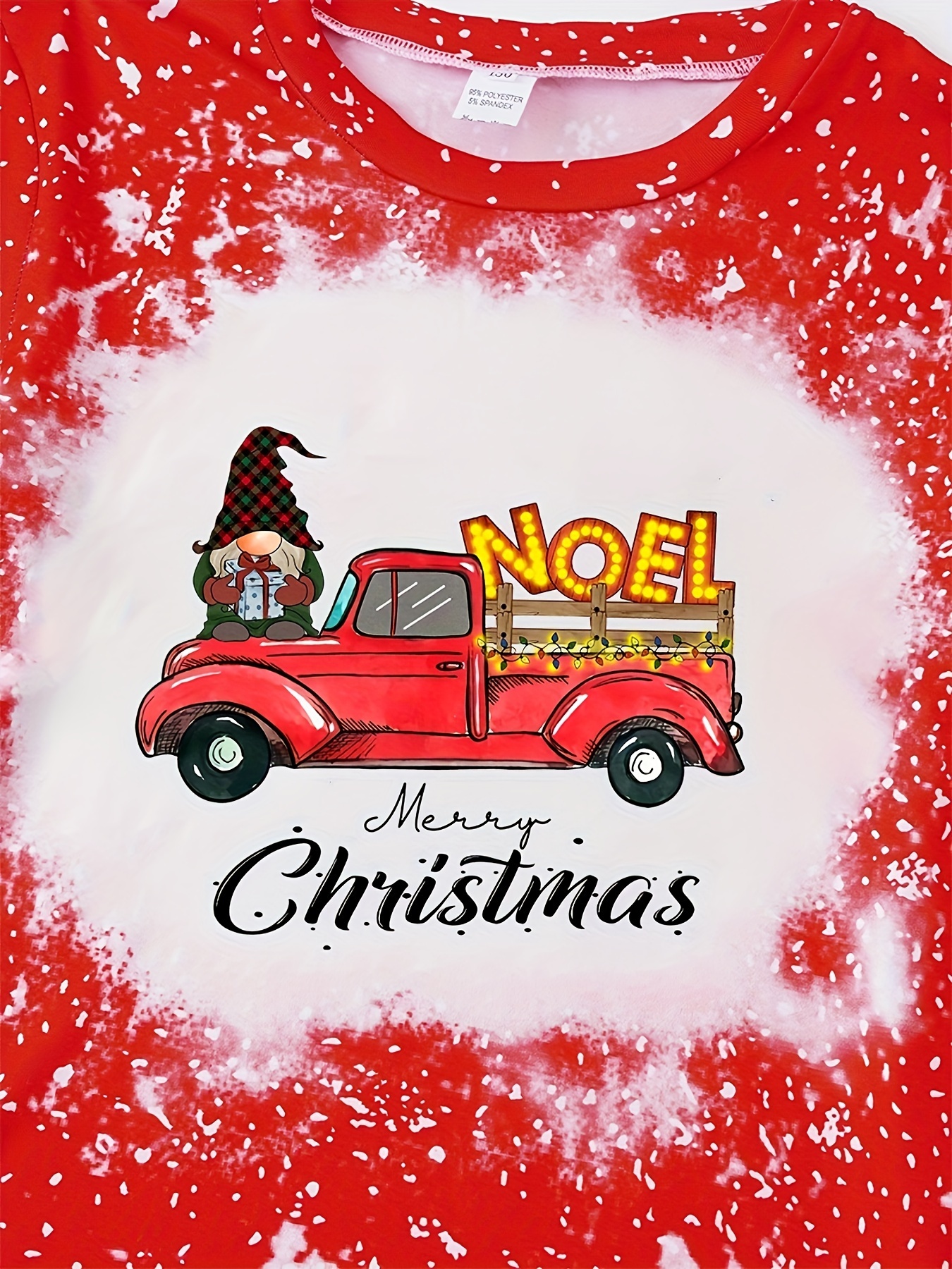 red truck christmas shirt