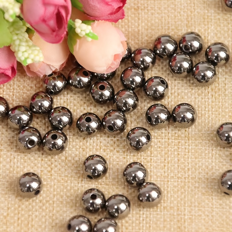 Ccb Spacer Beads Plastic Rondelle Plated Beads For Diy - Temu