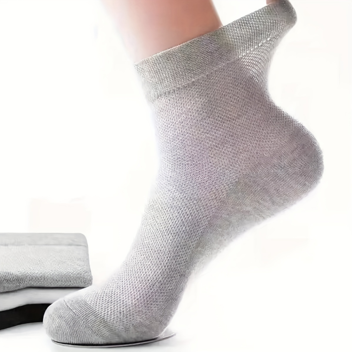 Men's Spring and Summer Mesh Socks - Thin Breathable Mid-Calf Socks