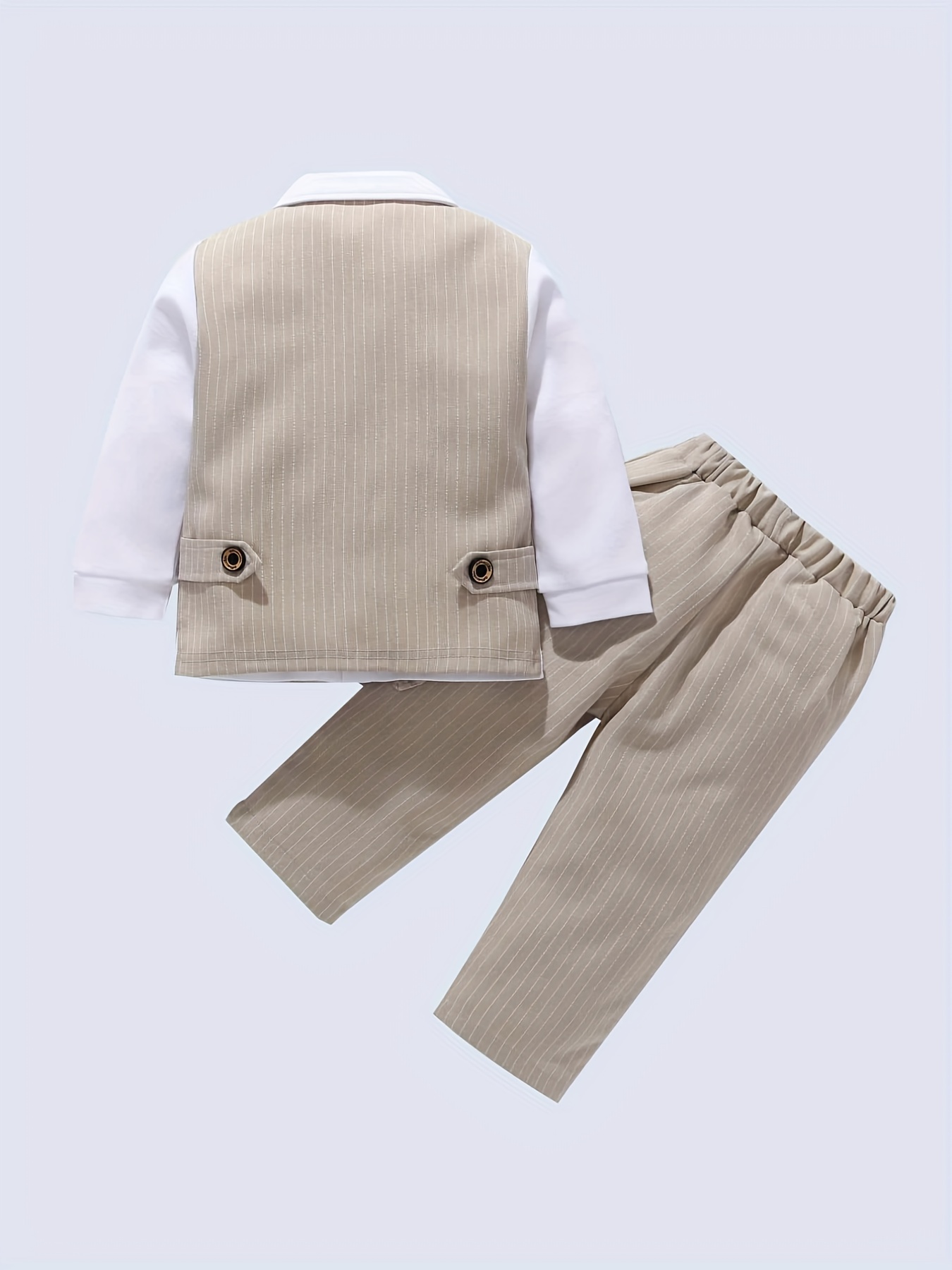 Boys Gentleman Suit Formal Shirt Vest Pants Set