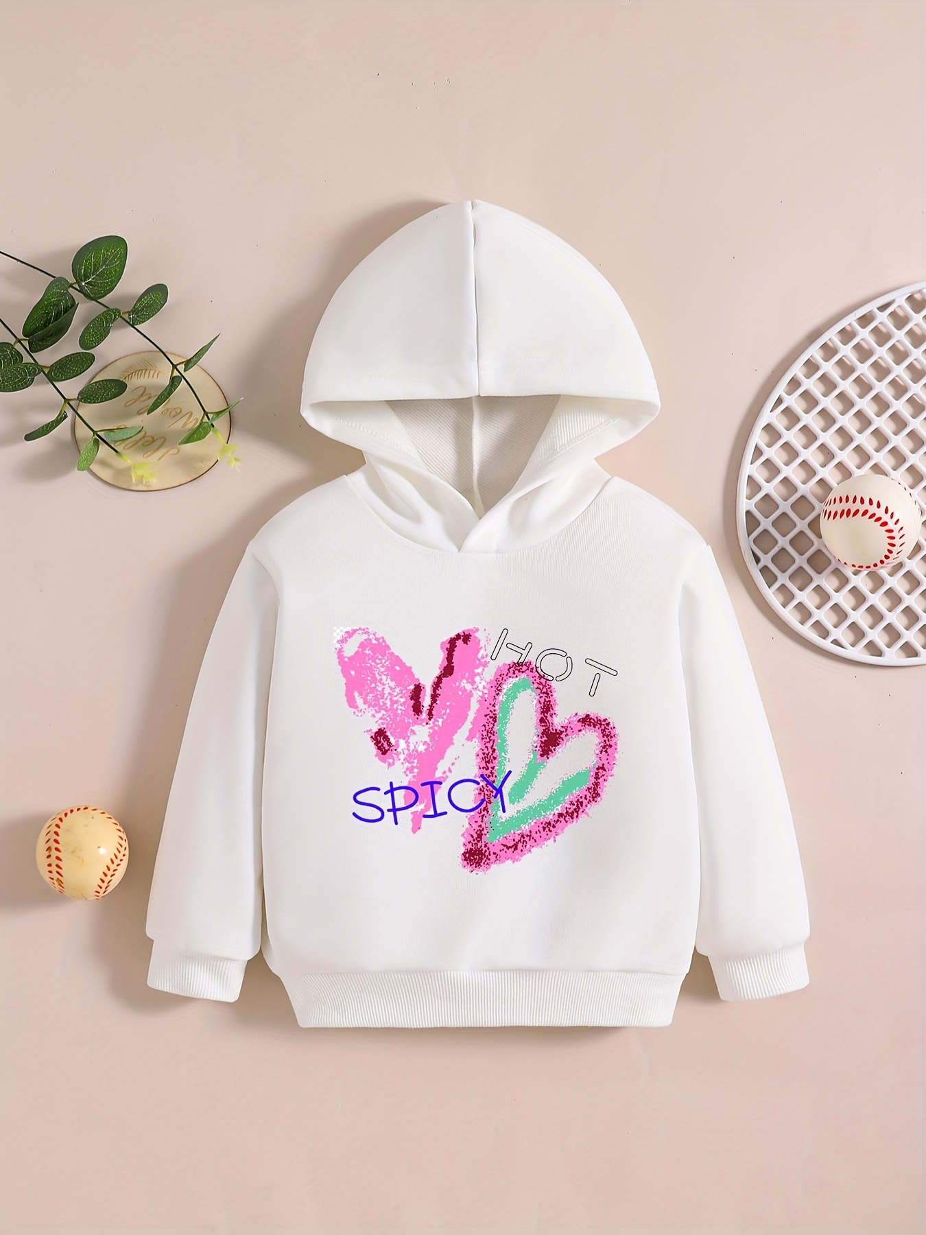 Sudadera Con Capucha Para Niña Linda Con Estampado De - Temu Chile