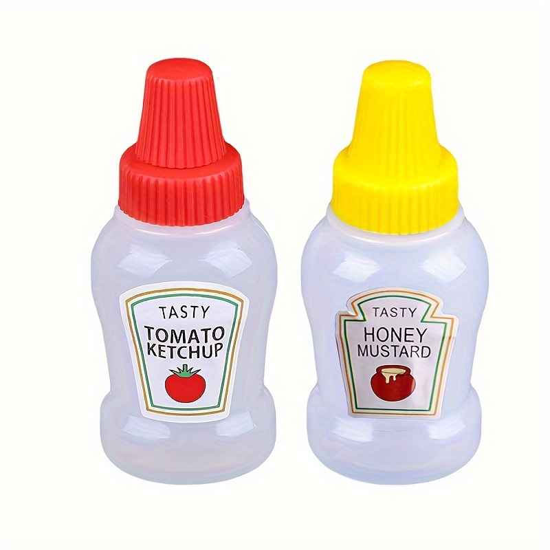 2pcs Mini Sauce Squeeze Bottle