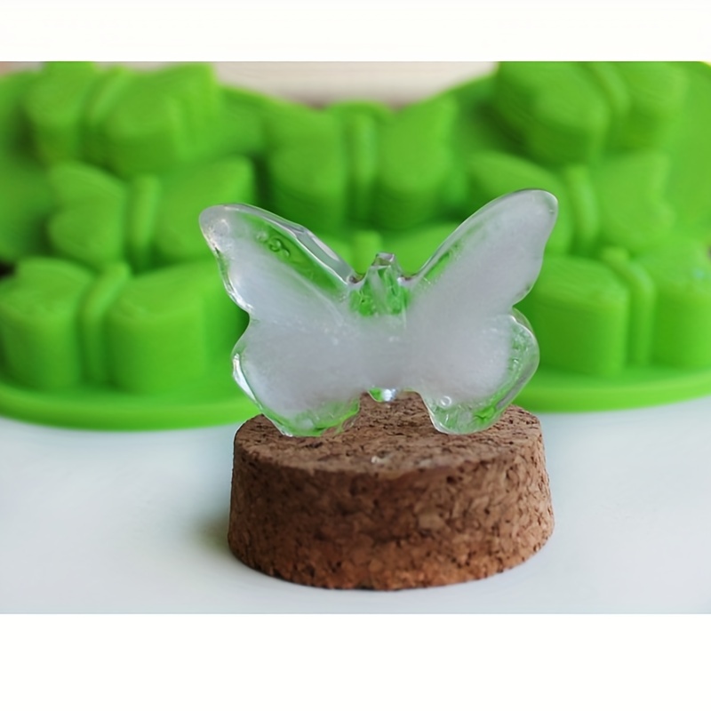 8 Butterfly Cake Mold Silicone Chocolate Baking Molds Butterfly Shape Ice  Cube Tray For Baking Cake Soap Bread Muffin Mold