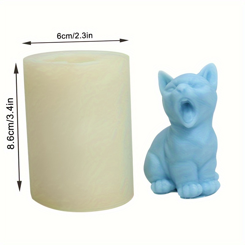Cat Candle Mold Unique Silicone Mold Resin Molds 3d -  Canada in 2023