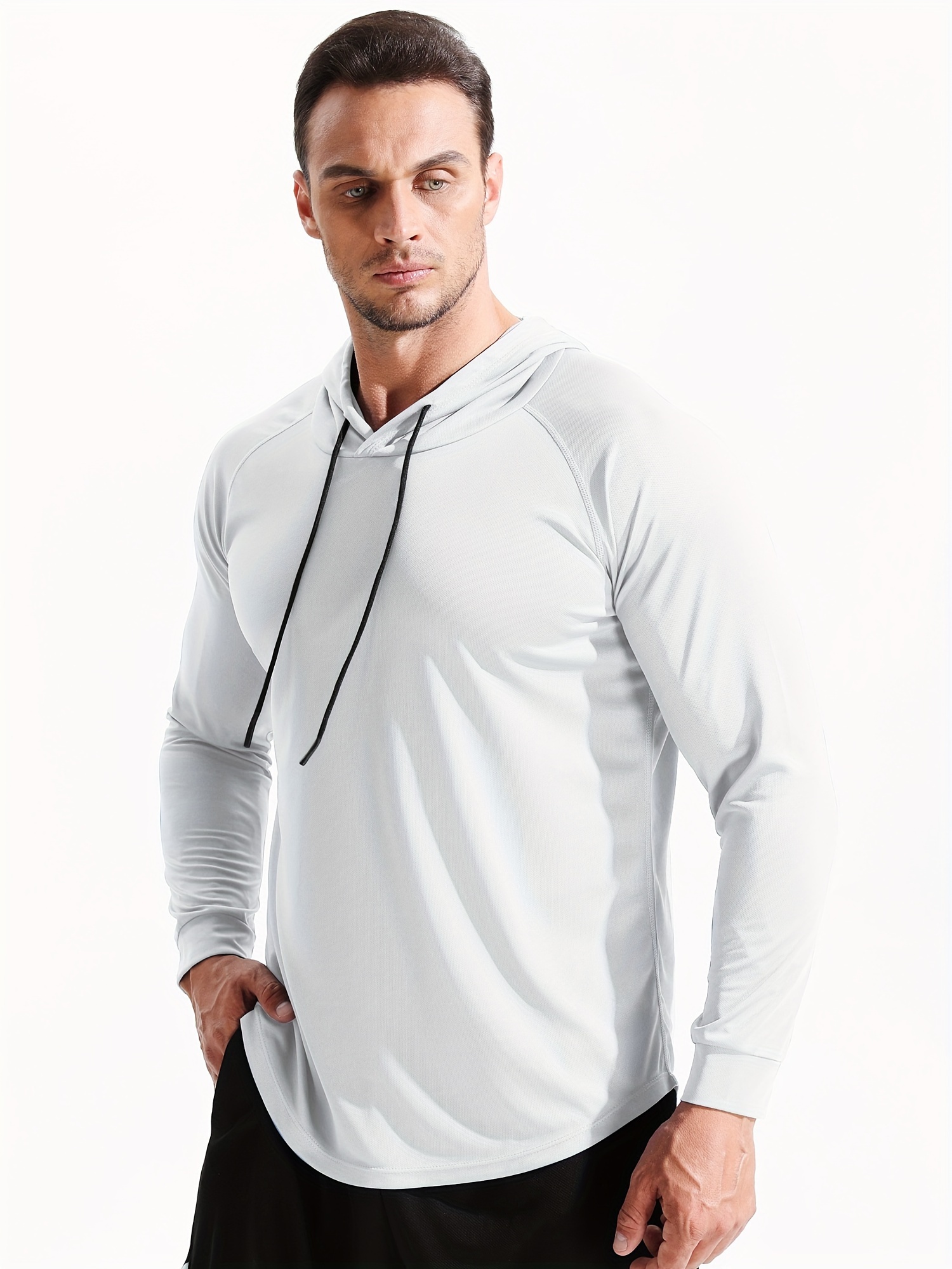 Men's Compression Zip Hoodie Sweat absorbing Quick drying - Temu Netherlands