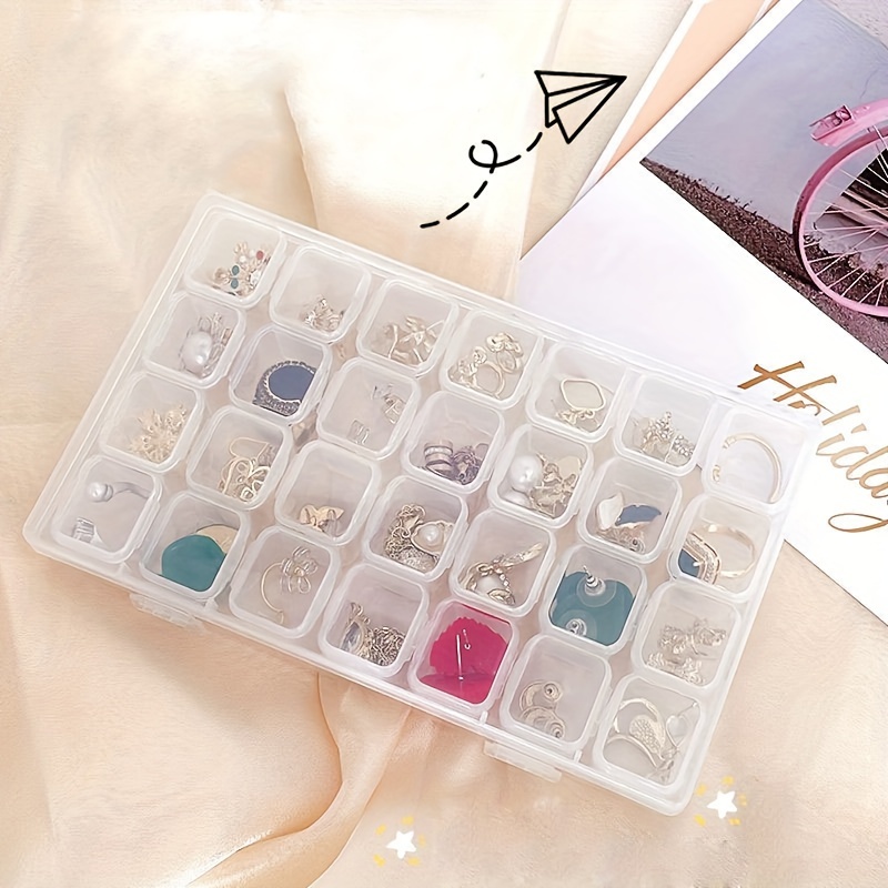 Plastic Clear Storage Box Portable Transparent Storage Box - Temu