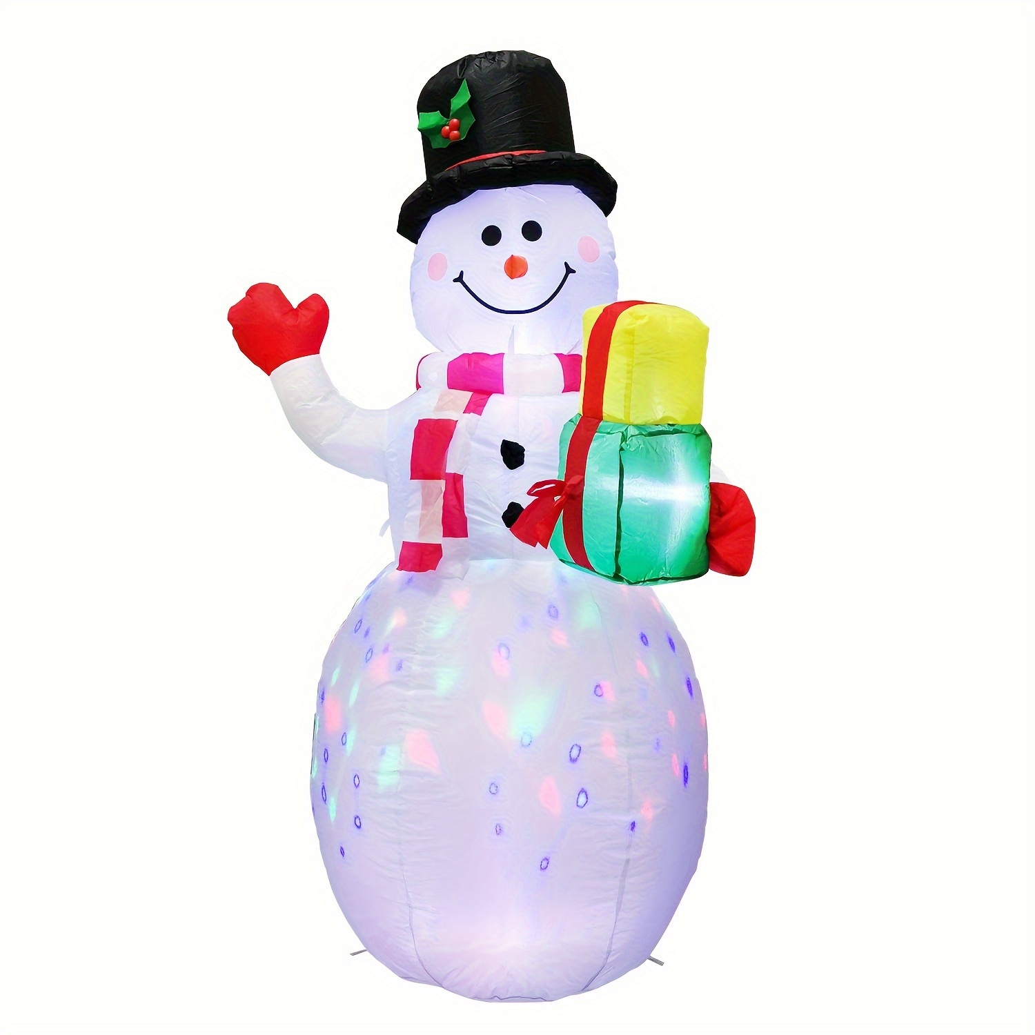 Bonhomme de neige gonflable de 2,1 m - Décorations de Noël