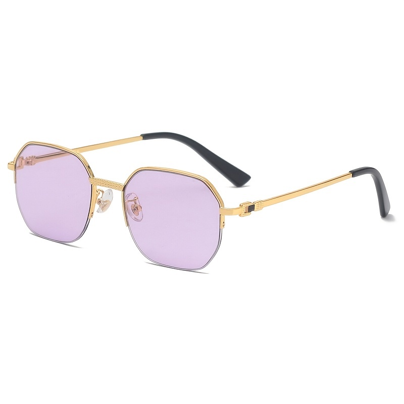 Men's Fashion Mixed Color Conjoined Sunglasses - Temu