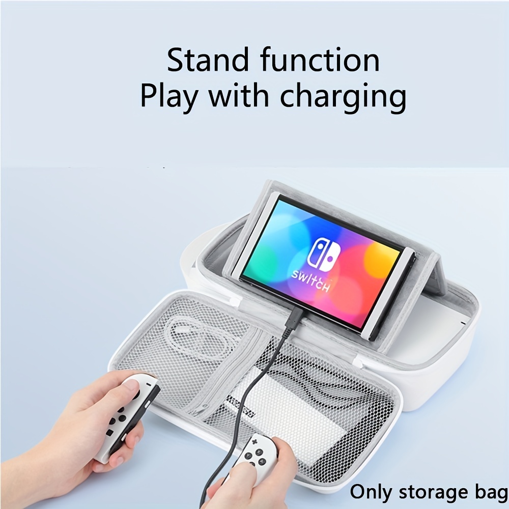 Étui de transport portable pour Nintendo Switch OLED, poudres de  protection, sac de rangement, accessoires de