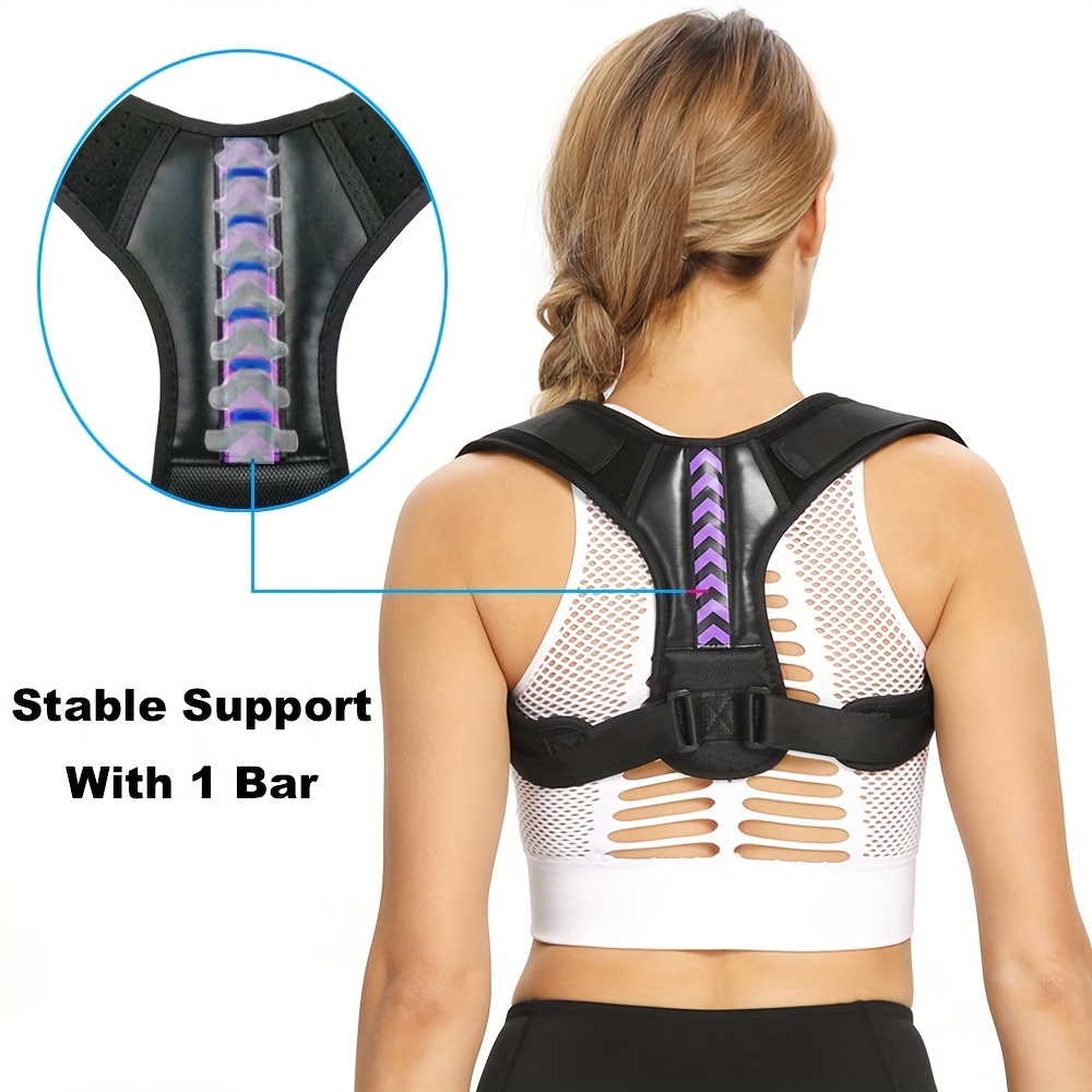 Adjustable Posture Corrector Belt Men Women Upper Back Brace - Temu United  Kingdom