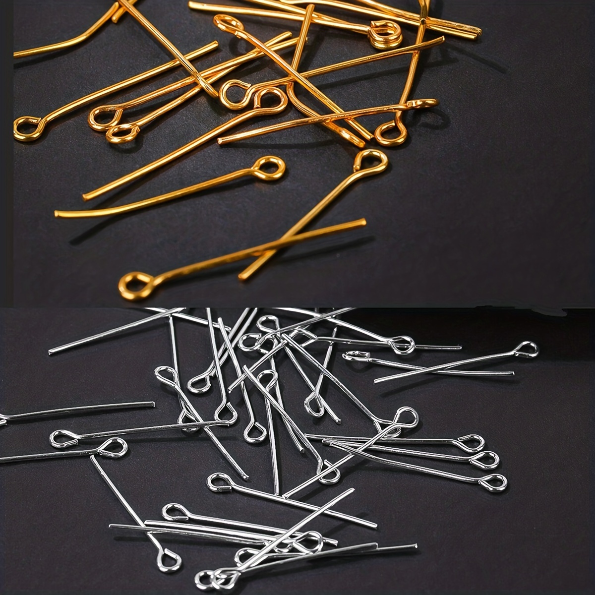 About Stainless Steel Eye Pins 9 Needles Eye Head Pins - Temu