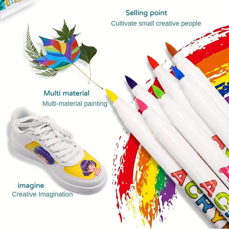 Acrylic Markers Waterproof Paint Pens Suitable For Ceramics - Temu Canada