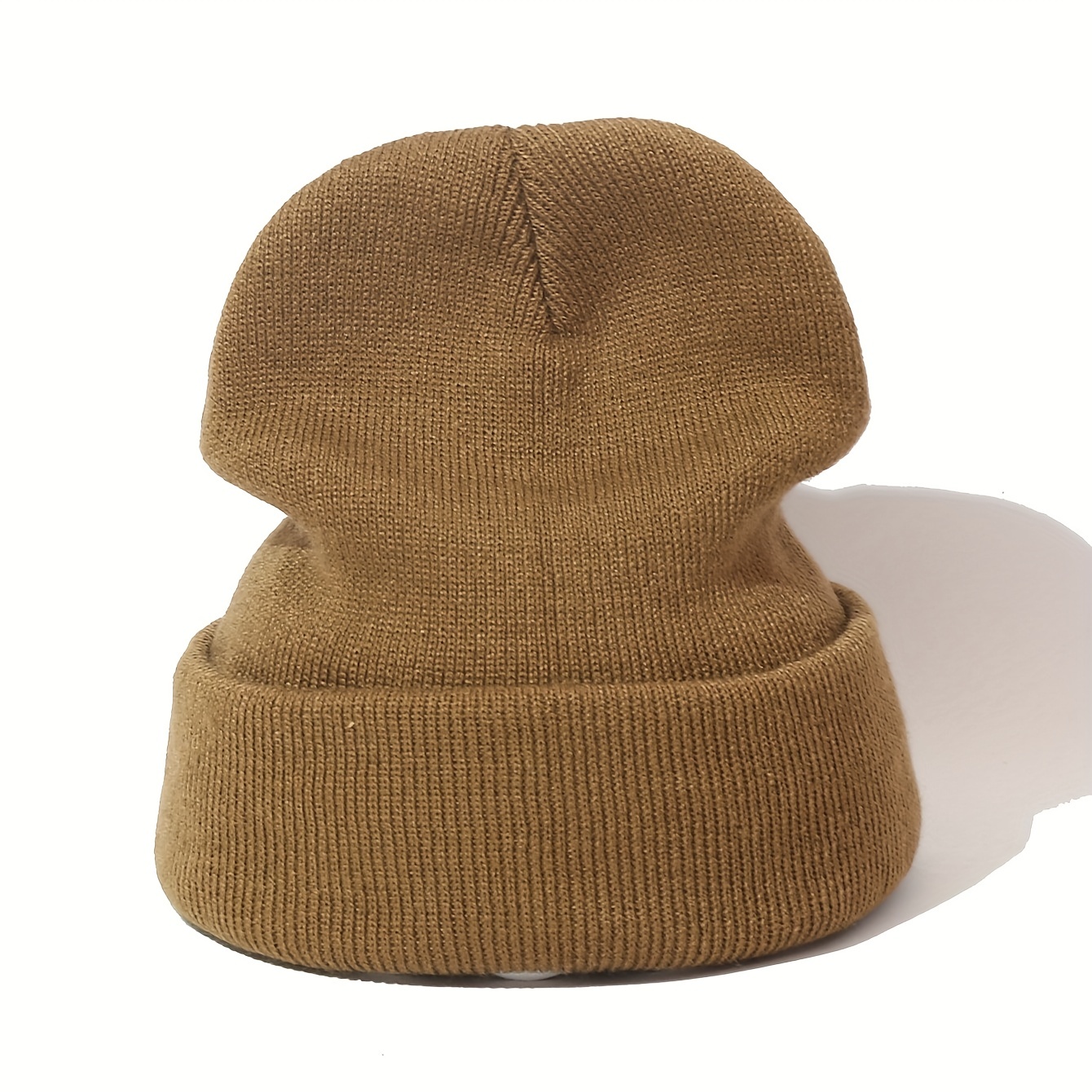 Gorro Punto Color Liso Hombre - Joyería Accesorios - Temu