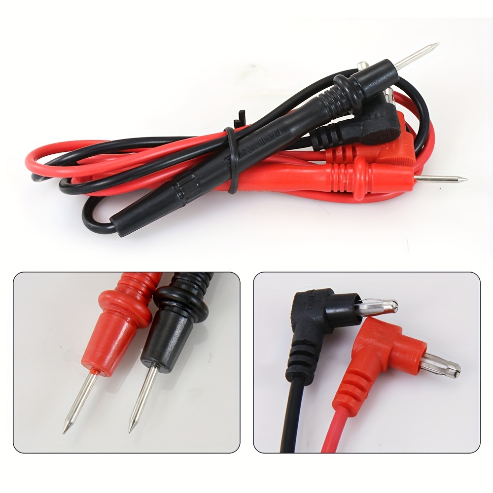 multimeter test wire leads pen 1000v 10a for a830l dt830b 9205a multimeter small probe wire connection wire meter rod pen details 8