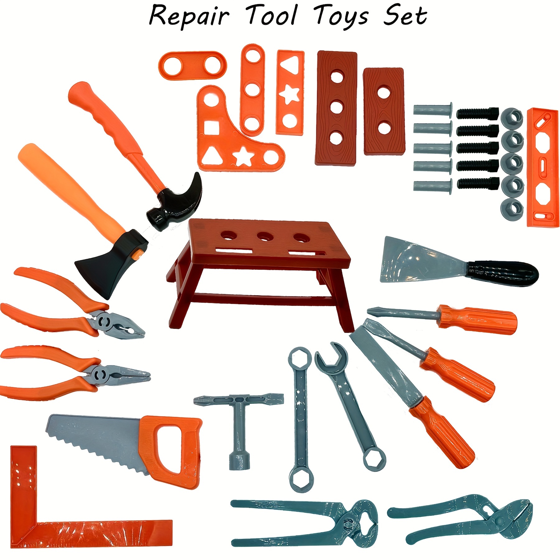 Children's Repair Toy Set Engineering Set Screwdriver Wrench - Temu