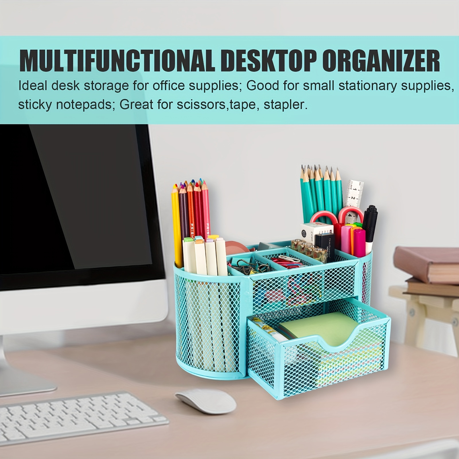 Guía de compra para lograr un escritorio organizado para trabajo en casa y  en la oficina: soportes, regletas, organizacables y más