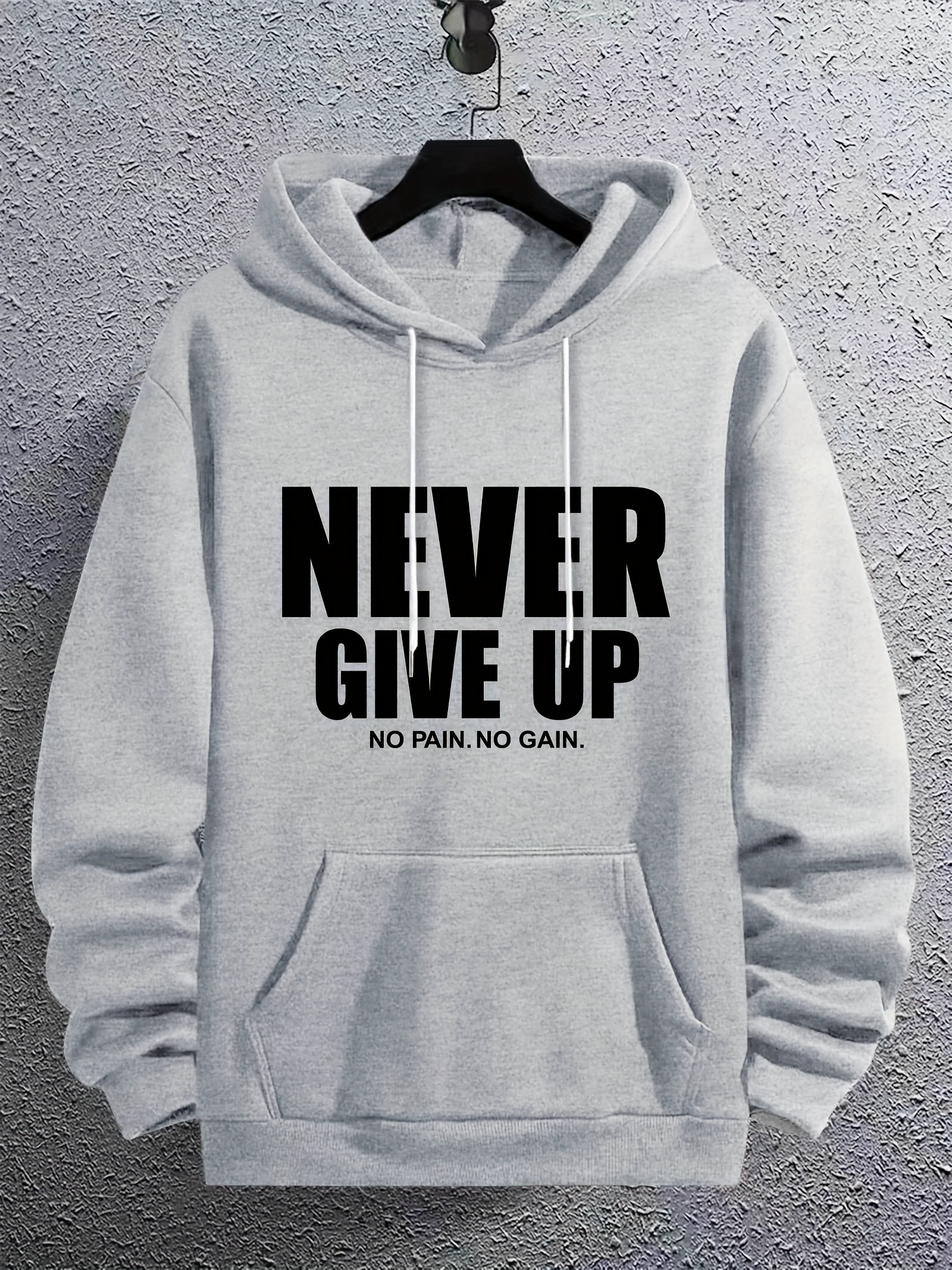 blackb clothing never give up