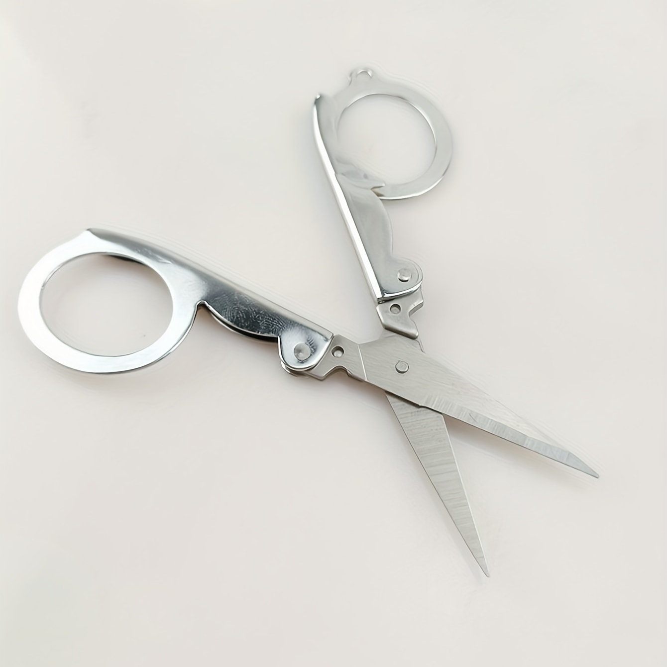 1 Stainless Steel Foldable Small Scissors, Sewing Scissors, Portable Mini  Scissors For Home And Travel Use, Sewing Notions