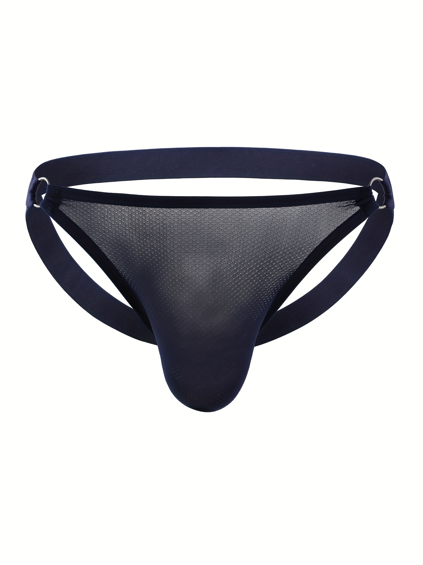 Men's Underwear Sexy Low Waist Breathable Bulge Panties Cool - Temu