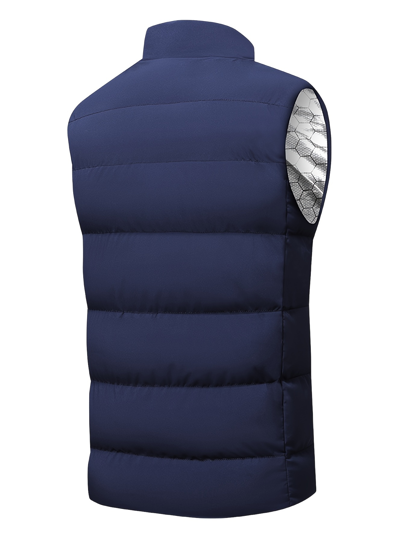 Blue 2XL Chaleco calefactable para mujer con 4 zonas calefactoras, chaqueta  calefactora para el cuello con carga USB YONGSHENG 8390611848651