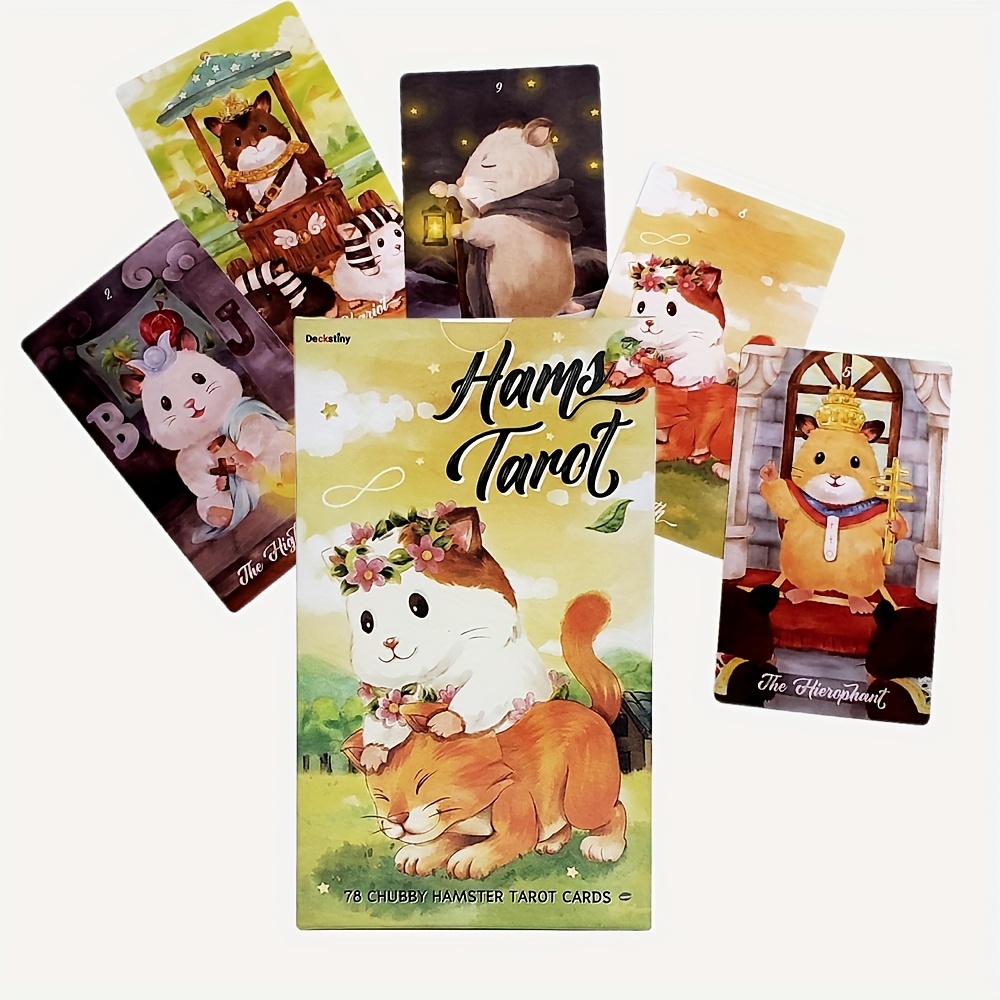 Hams Tarot Deck Cards | 78 Card Tarot With Booklet | Standard Size Cute ...