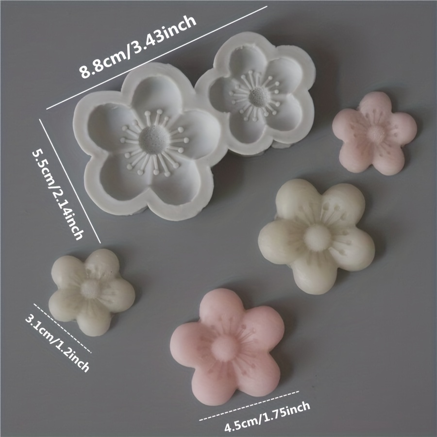 Flower Chocolate Mold 3d Silicone Mold Cherry - Temu