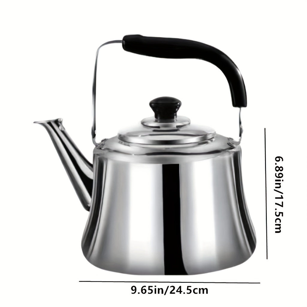 Stainless Steel Tea Kettle Induction Cooktop Modern Kitchen Stock Photo by  ©Baloncici 623389294