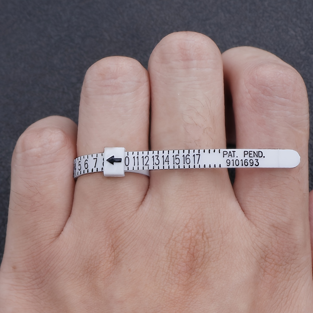 Us Standard Us Size Ring Ruler - Temu Italy