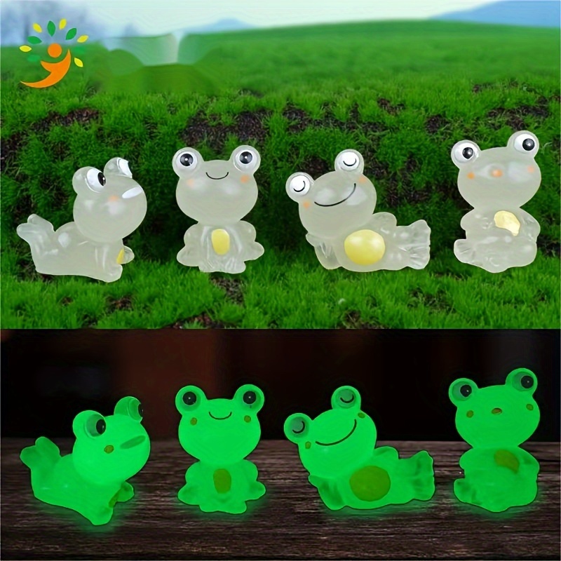 Luminous Frog Children's Toys Micro Landscape Ornaments - Temu