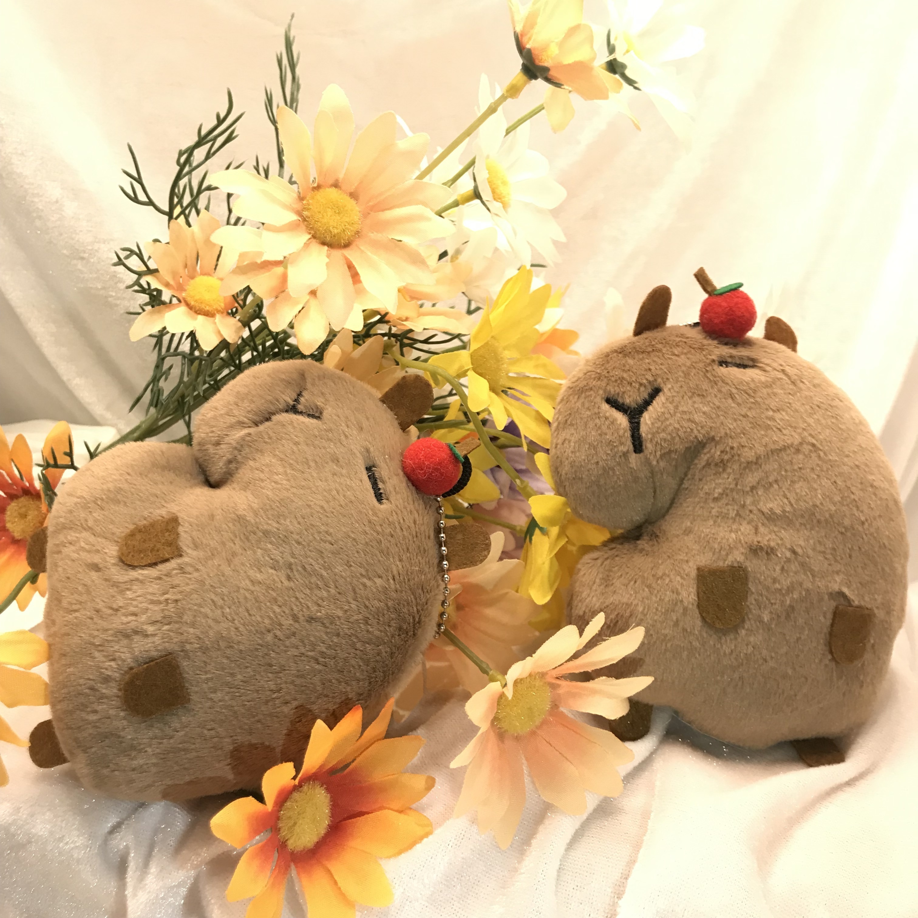 Capybara Kuscheltier - Kawaii Plüsch Capybara Plüschtier - Abnehmbare  Kopfabdeckung Capybara Plüschtier Capybara Spielzeug für Kinder und  Erwachsene, Tierliebhaber